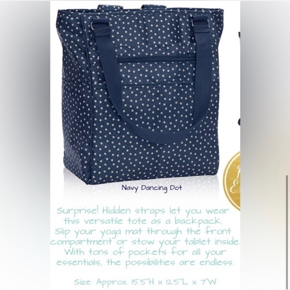 Thirty One Take Two Tote Dancing Dot - Picture 4 of 7